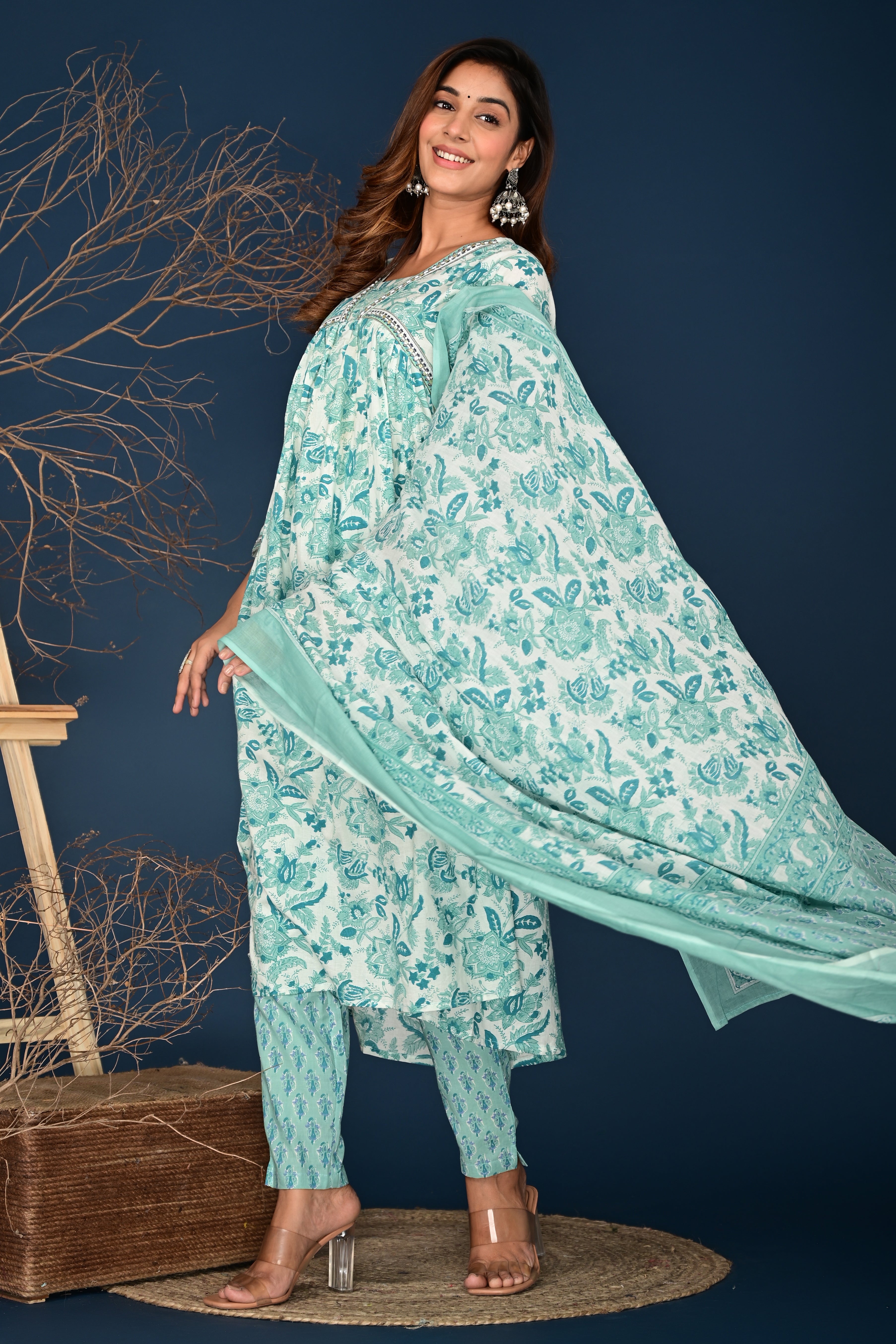 Kurti Pant Dupatta Set