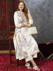 Women Ethnic Motifs Printed Regular Kurta with Trousers
