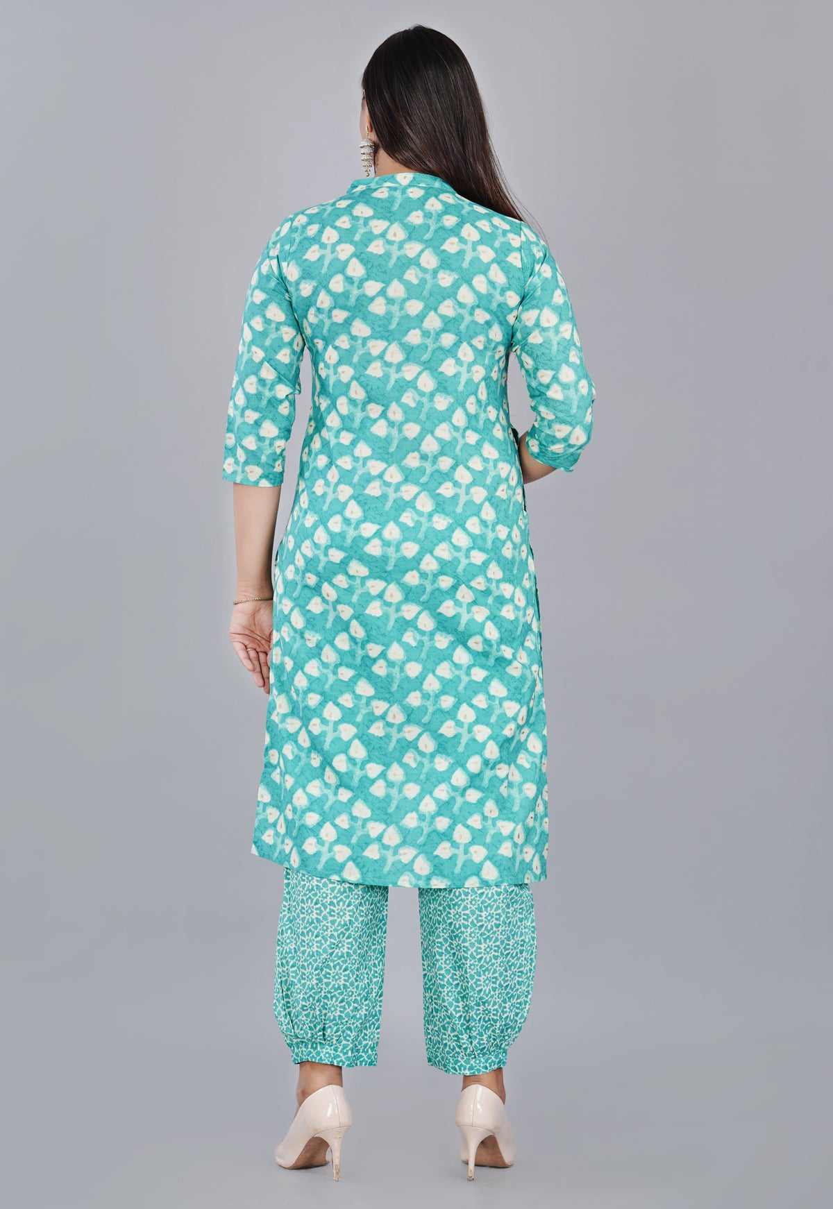kurti paired with Baloon pant