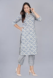 kurti paired with Baloon pant