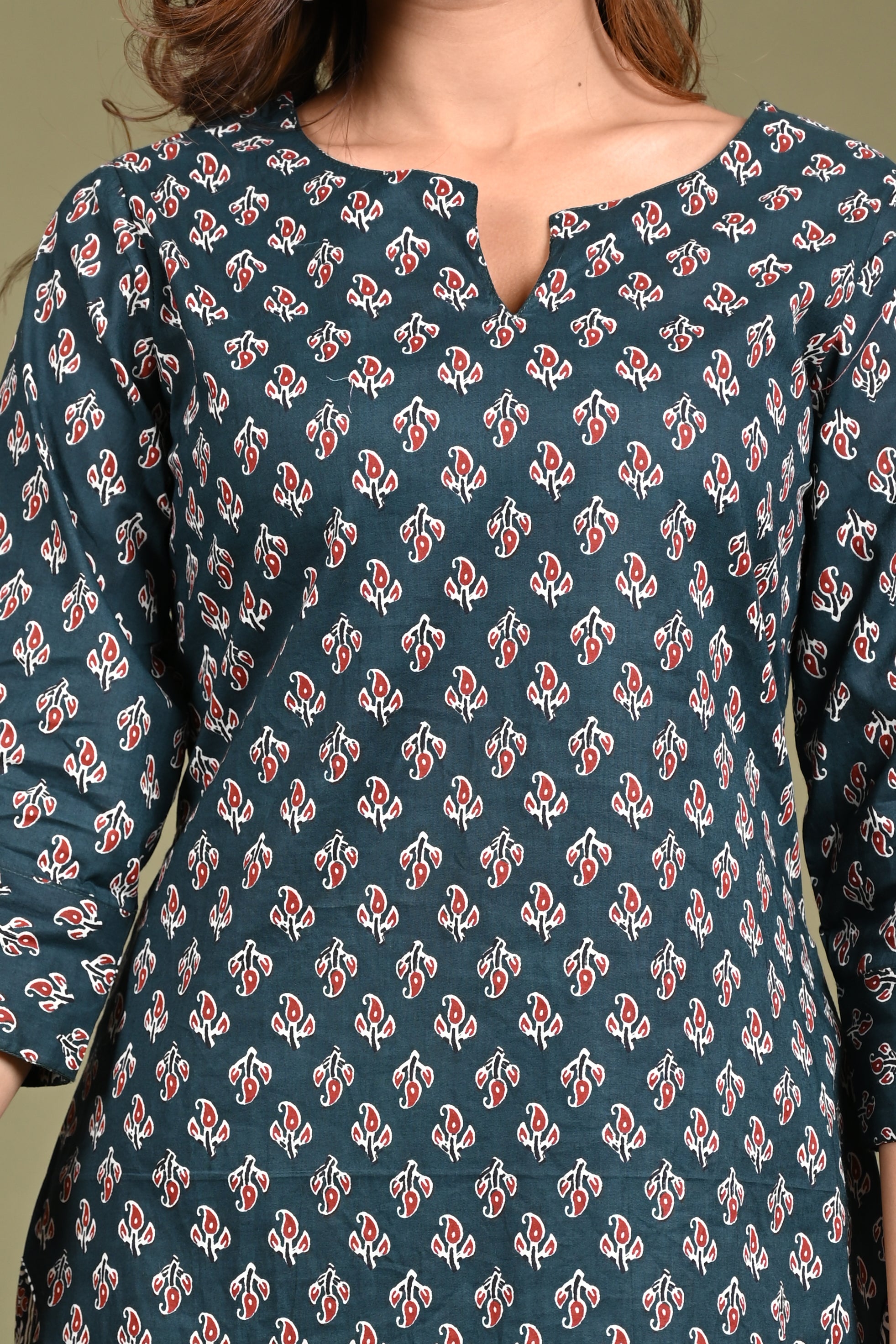 Navy short kurti