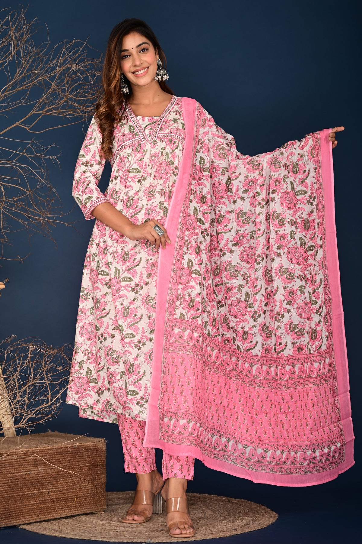 Teal and pink Alya cut