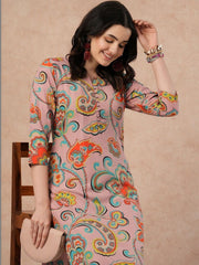 Women Paisley Printed Regular Kurta with Trousers