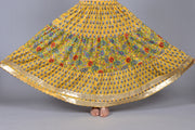 Yellow peplum skirt dupatta set