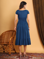 Rajools Solid Viscose Rayon A-line Kurta for Women