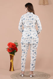 Rajools Women Pure Cotton Shirt Pant Set