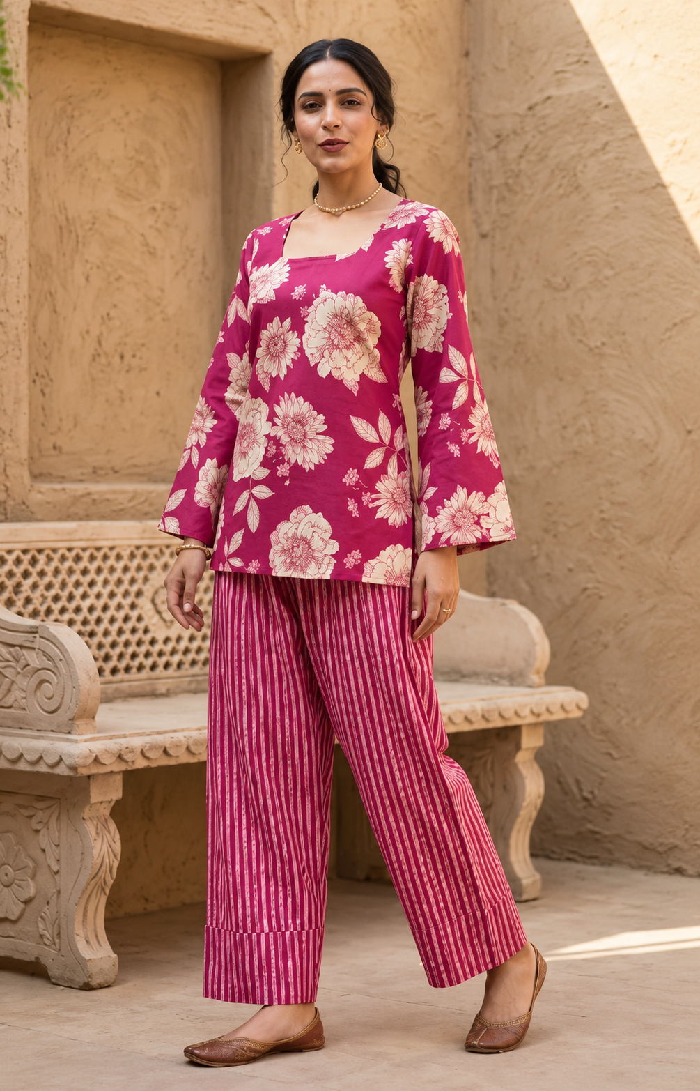 Pink Farsi Salwar
