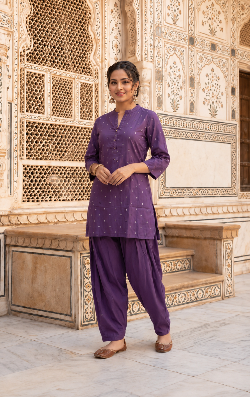 Purple Farsi Salwar set